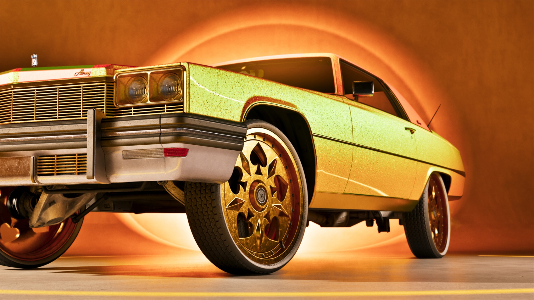 Rideout Customs — Gold Front