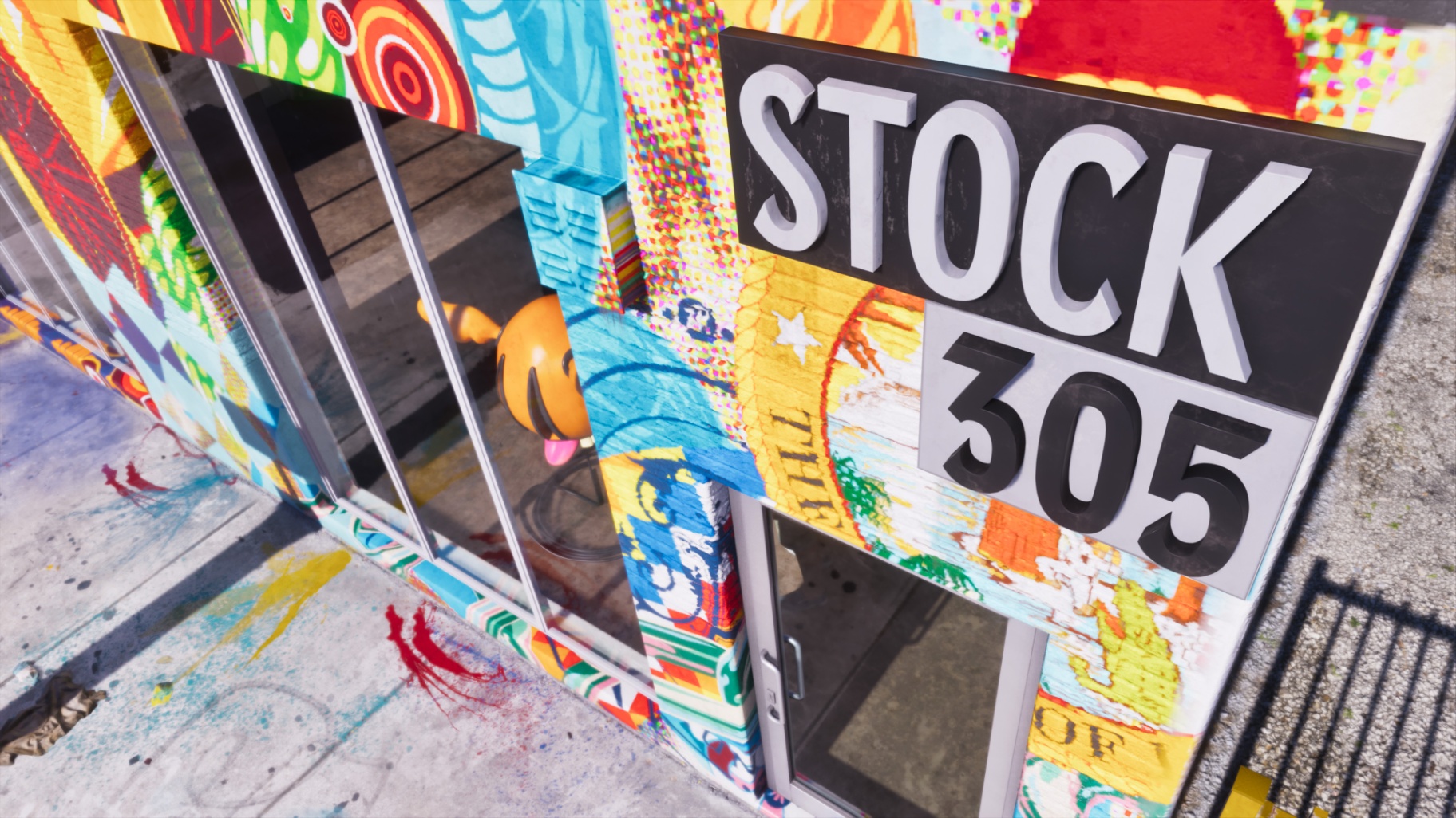 Stock 305 — Mural Door